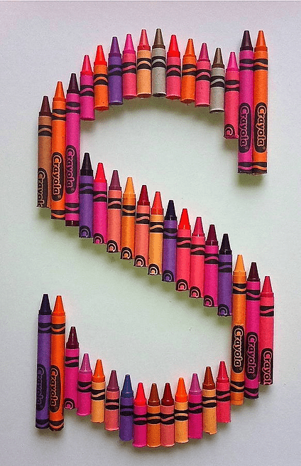 A creative image with the letter S