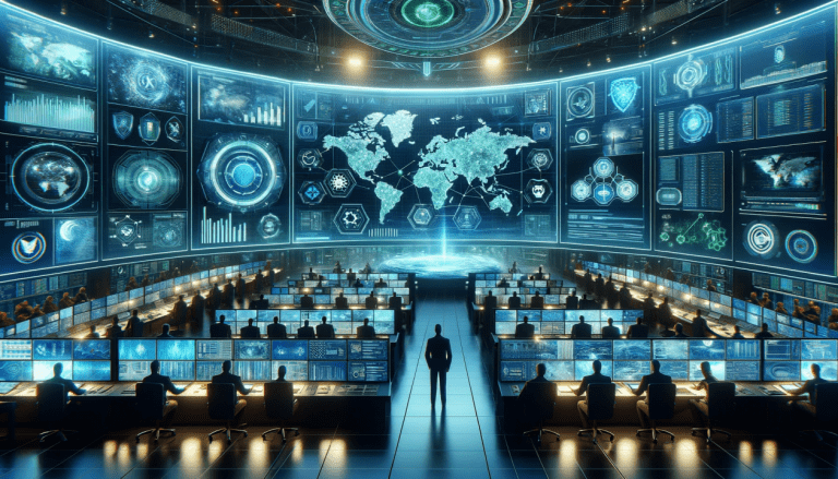 A blog post about the new Russian sanctions. Futuristic image about security and financial markets