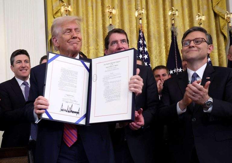 Trump Signs GENIUS Act Into Law, in Major Milestone for Crypto Industry