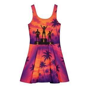 Sunset Circuit Cotton Sunset Dress